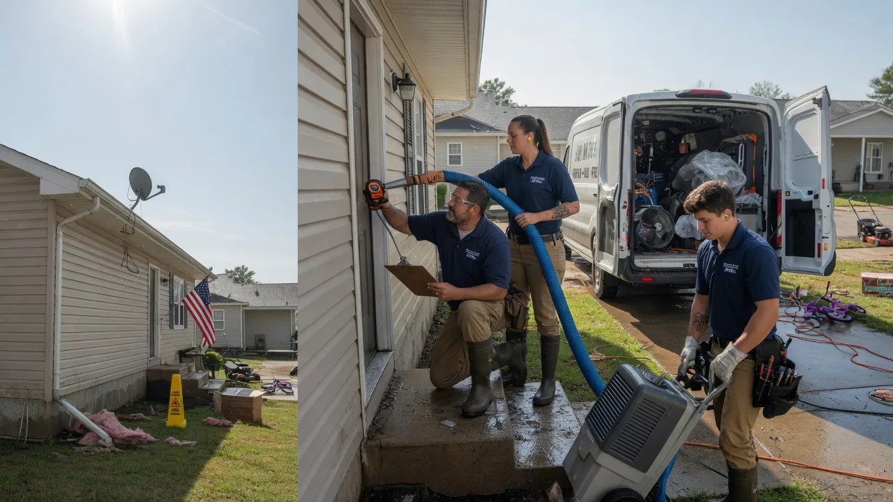 Ceiling Water Damage Restoration in Louisville, TN near me
